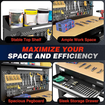 WORKPRO 45" Garage Workbench - Image 4