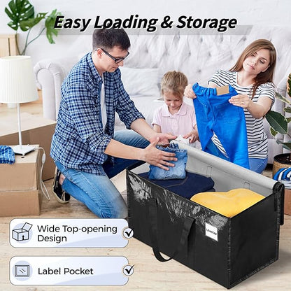 8 Pack Extra Large Heavy Duty Moving Bags, Reinforced Handles & Heavy-Duty - Image 5