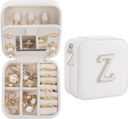 Birthday Gifts For Women with Initial Jewelry Box, Travel Case for Ladies by Unknown