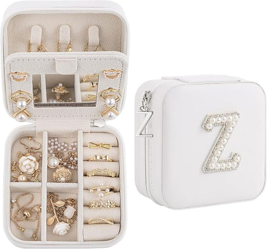 Birthday Gifts For Women with Initial Jewelry Box, Travel Case for Ladies by Unknown