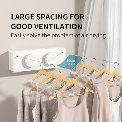 JOOM Retractable Clothesline Indoor Outdoor Clothes Line - Image 7