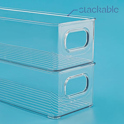 primebox Plastic Food Storage 8 Pack Clear Container Bin - Image 4