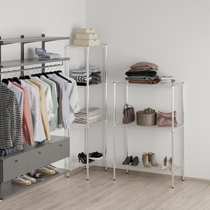 18" Deep x 36" Wide x 54" Height Wire Shelving Kit | 3-Tier | NSF Commercial - Image 6