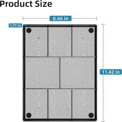 Marbrasse Desk Drawer Organizer, Metal Mesh Drawer Organizer Tray - Image 7