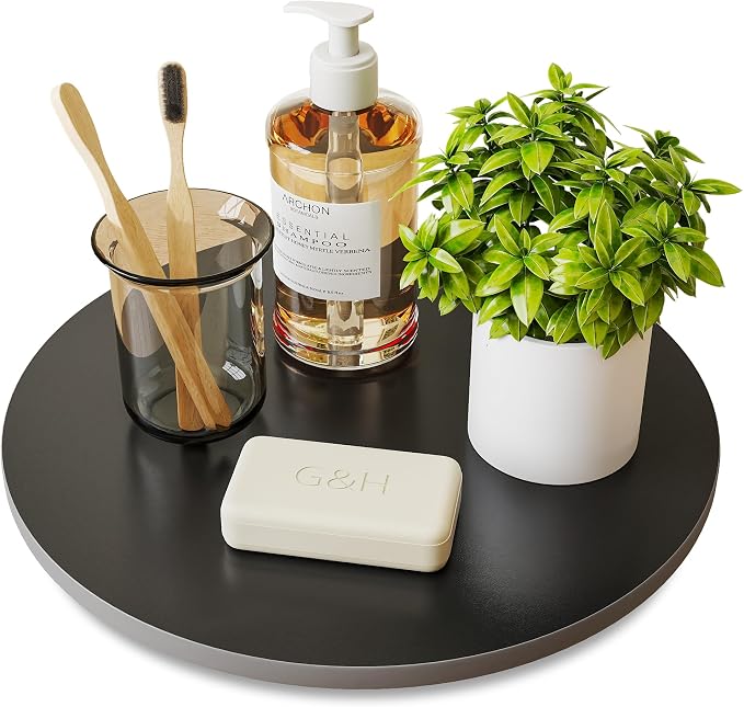 11.8" Lazy Susan Turntable – 360° Sinteredstone Silent Anti-Slip Turntable by ZLZELing