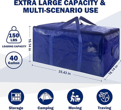 12 Pack Extra Heavy Duty Large Moving Bags - Image 2