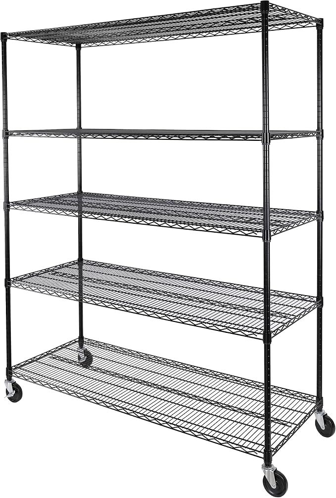 Seville Classics UltraDurable Heavy Duty NSF Solid Steel Wire Rack Storage Unit by SevilleClassics