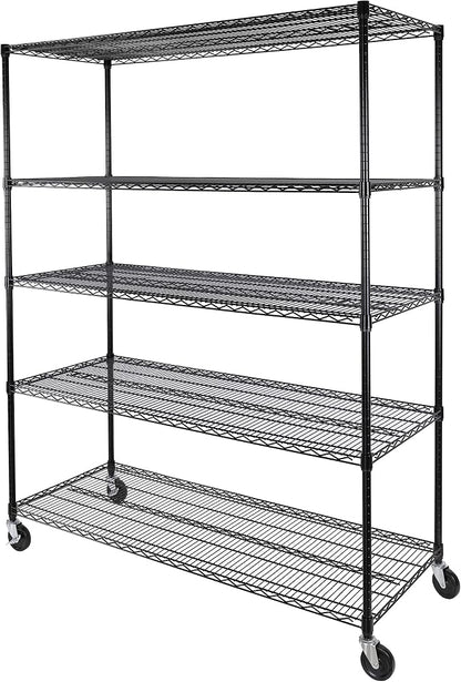 Seville Classics UltraDurable Heavy Duty NSF Solid Steel Wire Rack Storage Unit by SevilleClassics