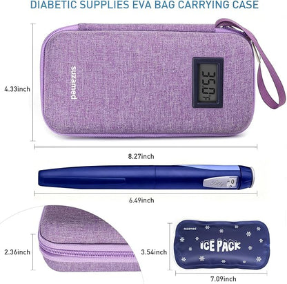 Insulin Cooler Travel Case, EVA Insulation Travel Medicine Kit - Image 5