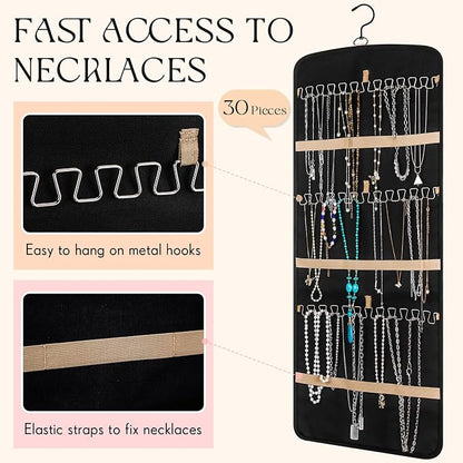 2 Pack Hanging Jewelry Organizer Storage - Image 5