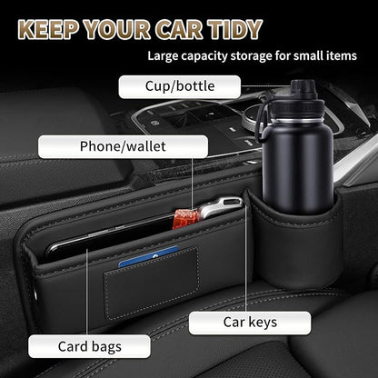 Kwak's 2 Pack Car Seat Gap Filler Organizer - Image 7