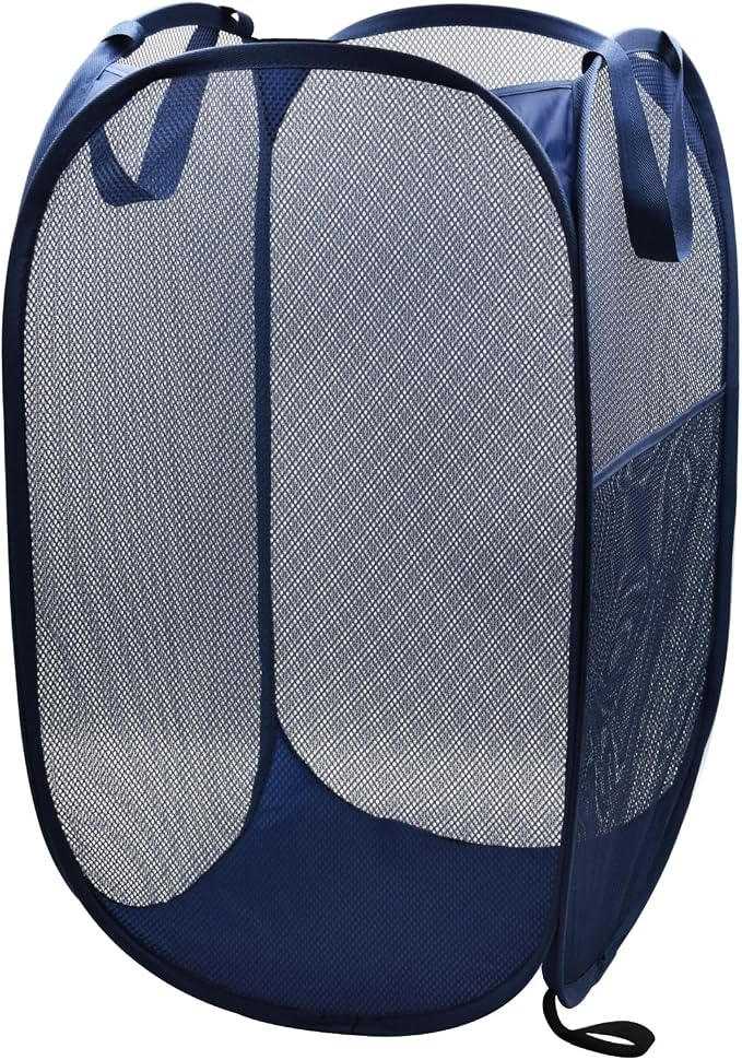 HONOMA Sturdy Mesh Laundry Hamper Basket Bag, Pop up Basket by HONOMA