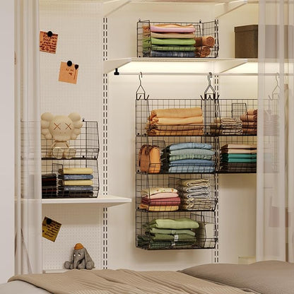4 Tier Hanging Closet Organizer - Image 2
