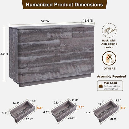 ACCOHOHO Modern 9 Drawer Dresser - Image 2
