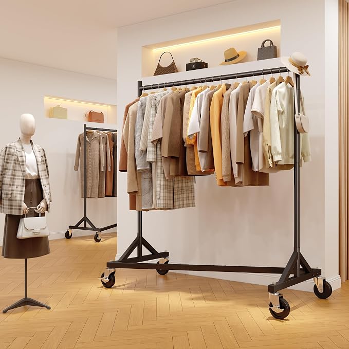 HOKEEPER Commercial Z Base Garment Rack Hold 500LBS Heavy Duty Clothing Rack - Image 4