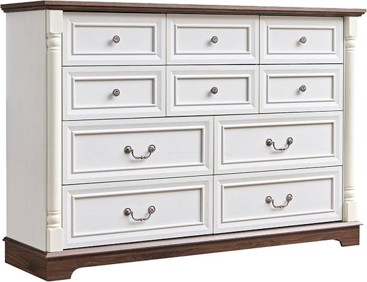 Farmhouse 10 Drawer Dresser by Unknown