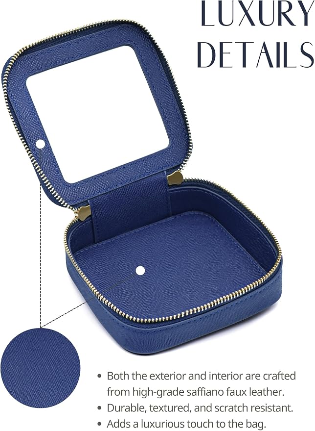 Popvibe Clear Makeup Bag Travel Cosmetic Case Transparent Toiletry Bag - Image 5