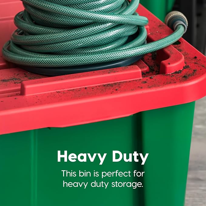 IRIS USA 12 Gallon Heavy Duty Holiday Storage Bins - Image 5