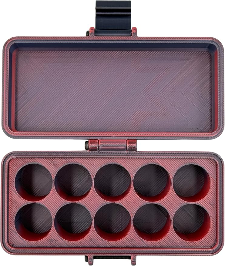 3D Printed Essential Oils Storage Case Compatible - 5ml Bottle Storage Box with by PlanitiaCorp