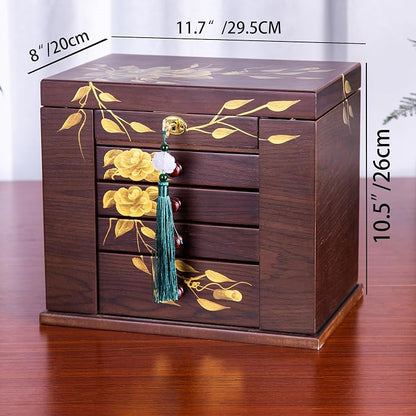 Wooden jewelry case Jewelry Box - Image 4