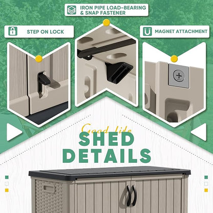Devoko Outdoor Storage Cabinet 50 Cu Ft - Image 4
