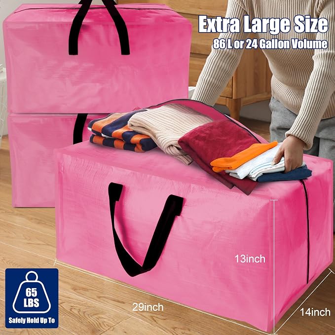 Cosy Family 12 Pack Heavy Duty Extra Large Moving Bags - Image 6