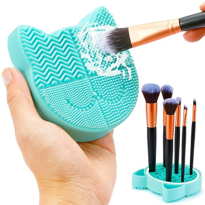 TailaiMei 2 in 1 Makeup Brush Cleaning Mat by TailaiMei