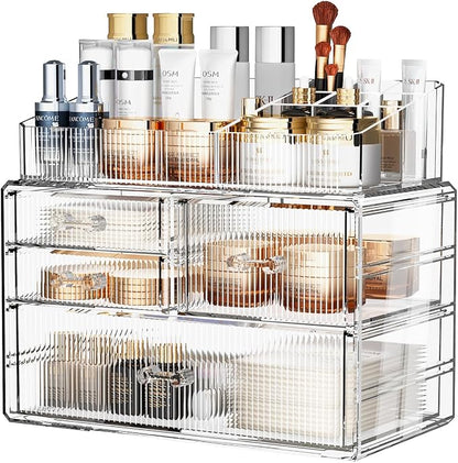 ZHIAI Stackable Storage Drawer, Acrylic Organizer, Cosmetic Organizer - Image 7