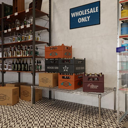 24" Deep x 48" Wide x 14" Height Wire Shelving Kit | 1-Tier | NSF Commercial - Image 7