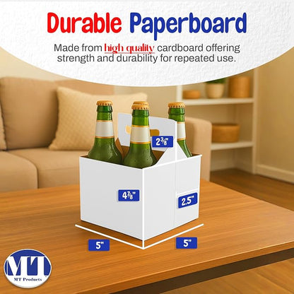 MT Products White 4 Bottle Holder 12 oz. - Image 2