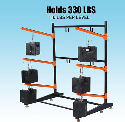 Kayak Storage Rack, Adjustable Outdoor Canoe Rack, Reinforced, and Enhanced - Image 9