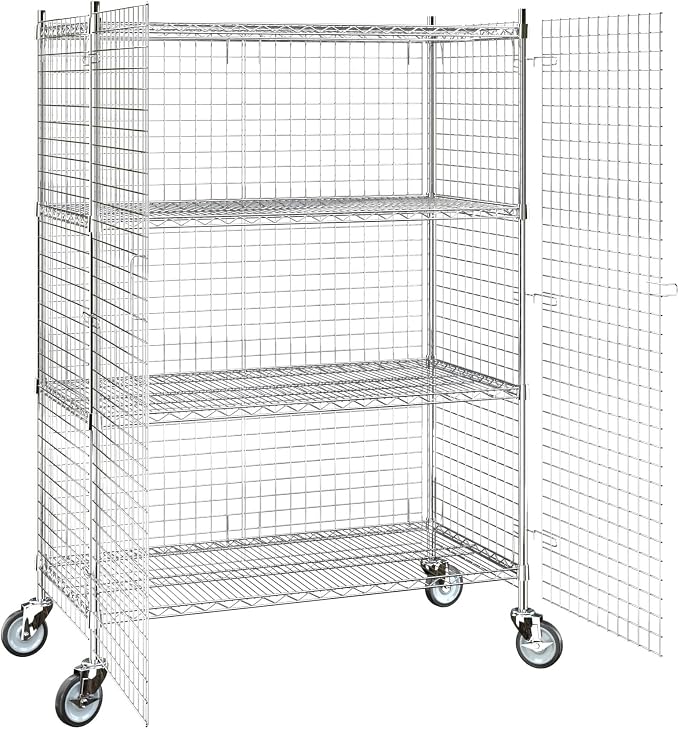 24"x48"x70" Metal Wire Chrome Security Heavy Duty Commercial NSF Certified - Image 4