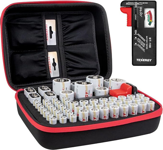 Tenergy Battery Organizer Storage Case by Tenergy