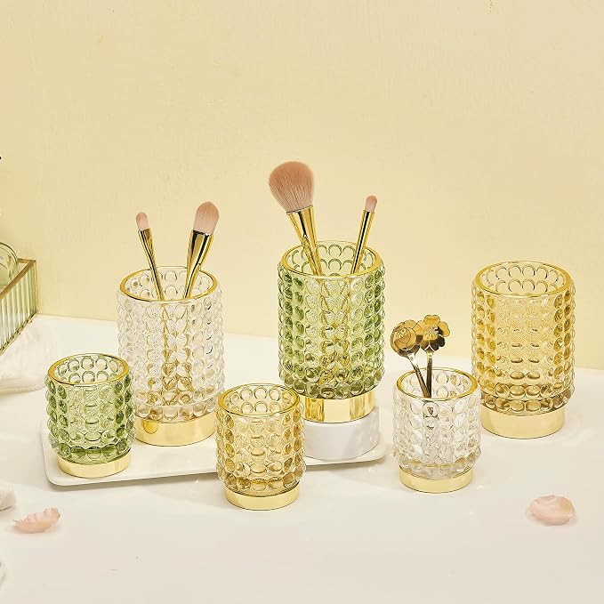 Makeup Brush Holder Organizer, Toothbrush Holders, Desk Pen Pencil Holder - Image 4