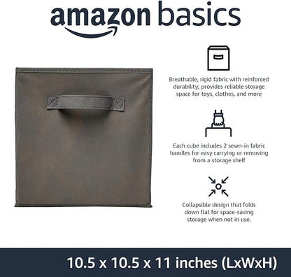 Amazon Basics Collapsible Fabric Storage Cubes Organizer - Image 2