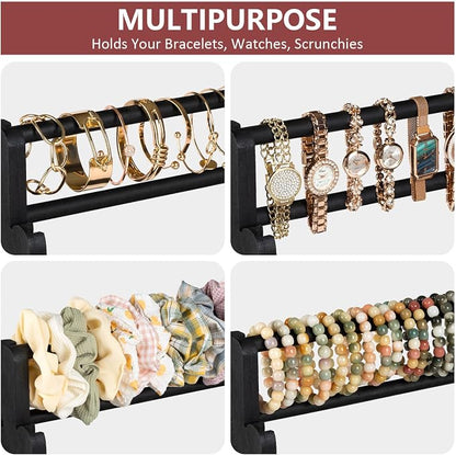 Emfogo Bracelet Holder, 4 Tier Bracelet Organizer Storage - Image 6