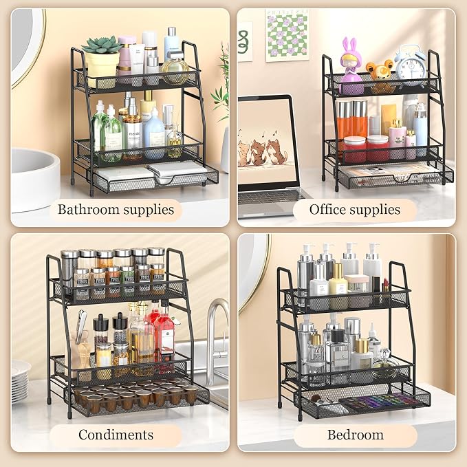 2-Tier Bathroom Counter Organizer - Image 6
