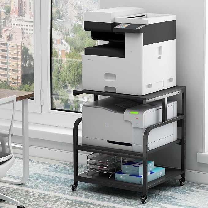 25.6" x 23.6" Extra Large Printer Stand Table by Fannova