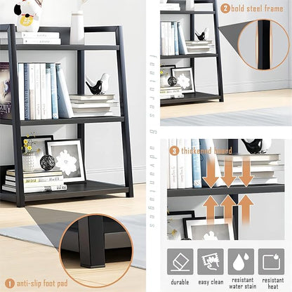 IOTXY 4 Tier Open Bookshelf - Image 6