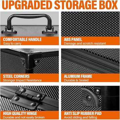 Graded Card Storage Box, Top Loaders Case, Sports Trading Box, Slab PSA MTG CSG - Image 2