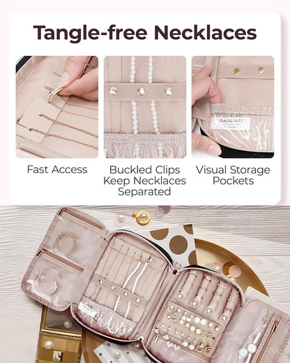 BAGSMART Jewelry Organizer Bag Travel Jewelry Storage Cases - Image 4