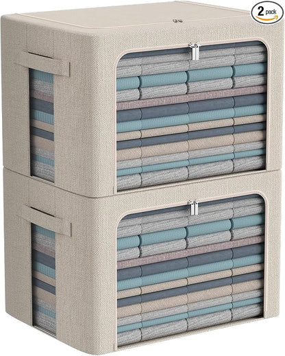 CYhom Extra Large Clothes Storage Bins by CYhom