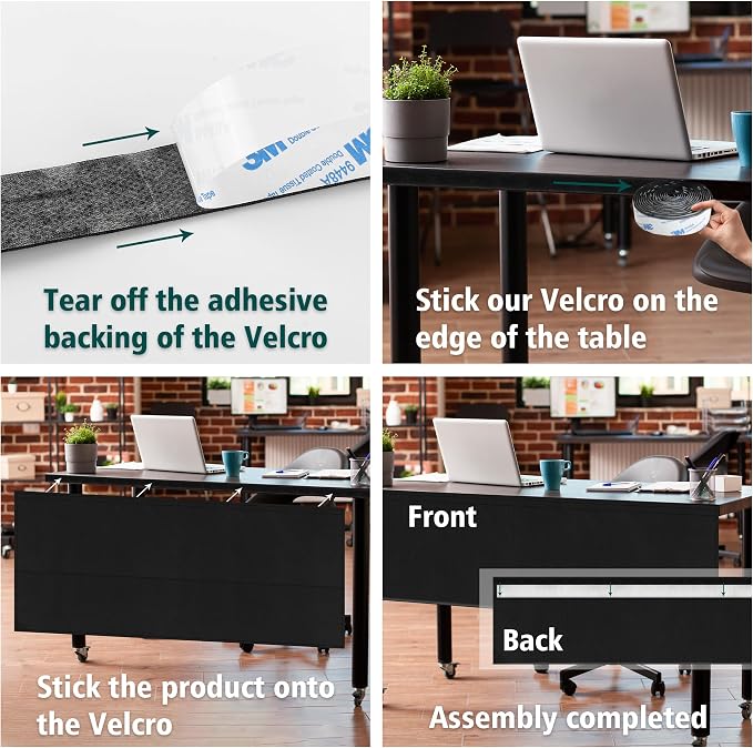 48" Under Desk Privacy Panel - Image 4