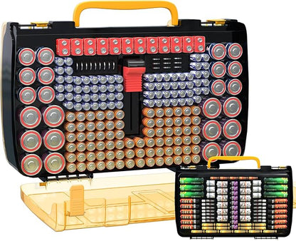 ALCYON Large Capacity 269 Battery Organizer Storage Case by ALCYON