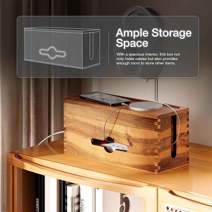 Acacia Large Cable Management Box - Image 6