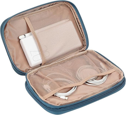 NISHEL Travel Cord Organizer Case, Double Layers Tech Electronic Bag, Essentials - Image 4