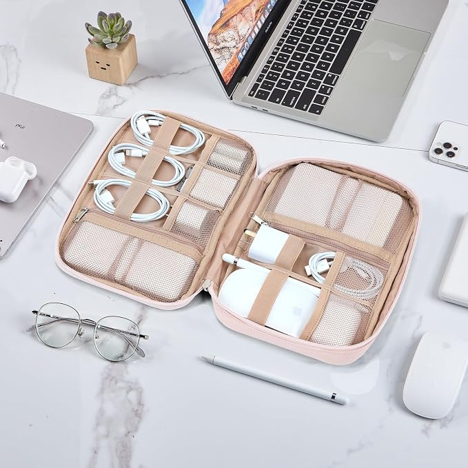 NISHEL Travel Cord Organizer Case, Tech Electronic Bag, Essentials - Image 7
