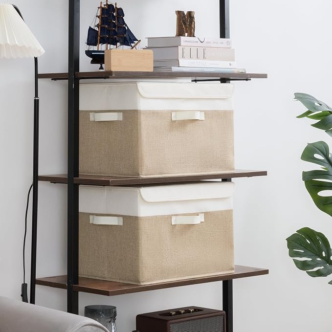 GRANNY SAYS Storage Boxes with Lids, Decorative Storage Bins, Shelf Baskets - Image 2
