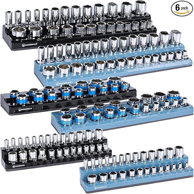 Magnetic Socket Organizer by Unknown
