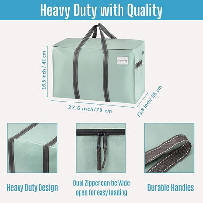 VENO 2 Pack Moving Bags and Large Christmas Storage Bins - Image 3